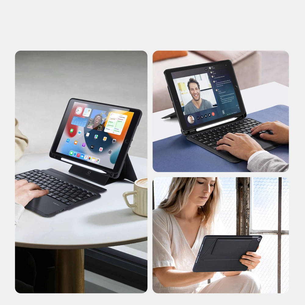 Wholesale Dux Ducis DK Keyboard Case Apple iPad 10.2 (7th, 8th and 9th generation) / iPad Air 10.5 (3rd generation) / iPad Pro 10.5 (2nd generation) black - DDS1876 - {ean13} - Hurt