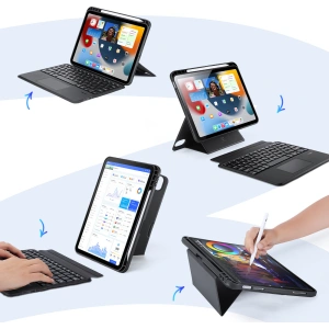 Hurtownia GSM - Dux Ducis DK billentyűzetes tok Apple iPad 10.9 (10. generáció) fekete - DDS1877 - {ean13} - Hurt