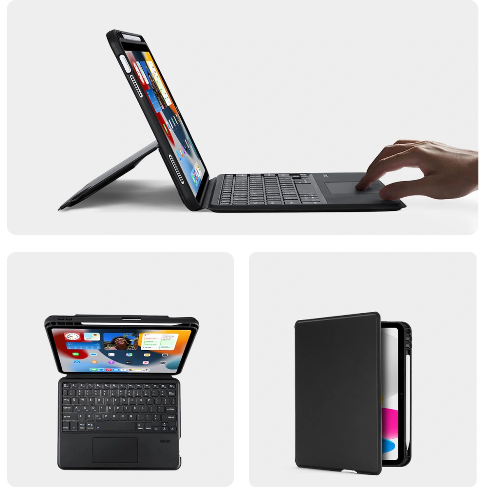 Hurtownia GSM - Etui cu tastatură Dux Ducis DK Apple iPad 10.9 (a 10-a generație) negru - DDS1877 - {ean13} - Hurt