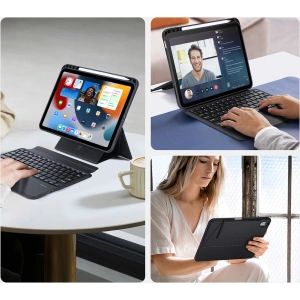 Hurtownia GSM - Dux Ducis DK billentyűzetes tok Apple iPad 10.9 (10. generáció) fekete - DDS1877 - {ean13} - Hurt