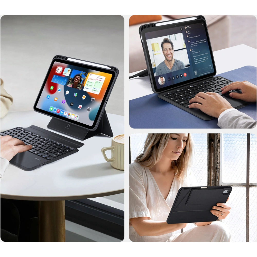 Hurtownia GSM - Etui cu tastatură Dux Ducis DK Apple iPad 10.9 (a 10-a generație) negru - DDS1877 - {ean13} - Hurt