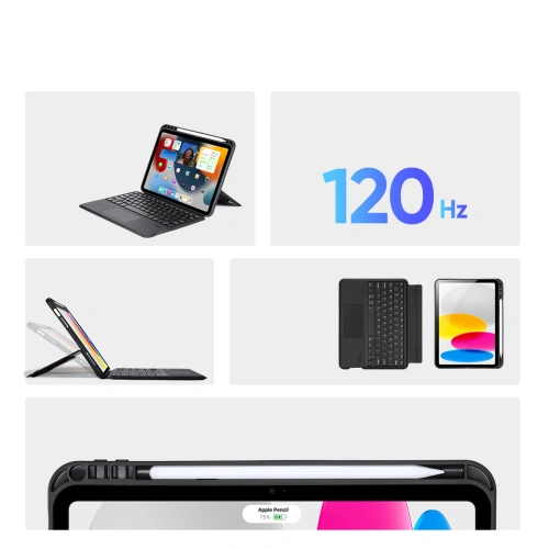 Etui z klawiaturą Dux Ducis DK Apple iPad 10.9 (10. generacji) czarne