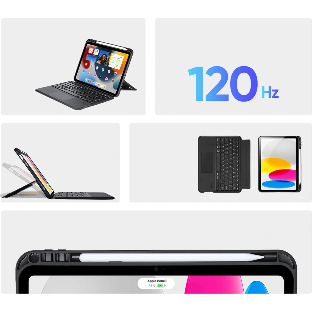 Hurtownia GSM - Dux Ducis DK billentyűzetes tok Apple iPad 10.9 (10. generáció) fekete - DDS1877 - {ean13} - Hurt