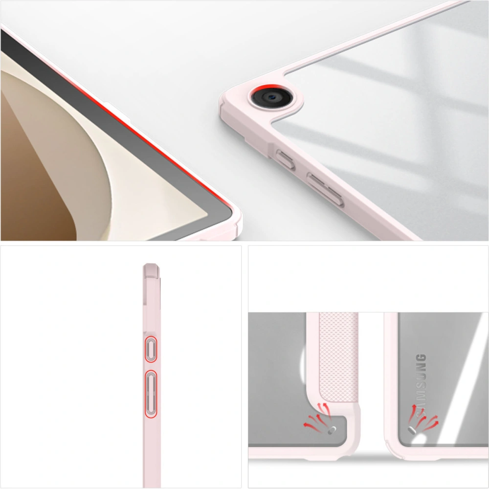 Hurtownia GSM - Etui Dux Ducis Toby Samsung Galaxy Tab A9+ Plus růžové - DDS1878 - {ean13} - Hurt