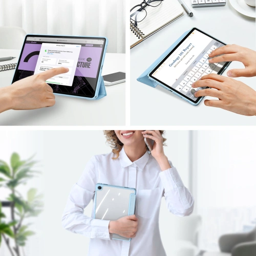 Etui Dux Ducis Toby Samsung Galaxy Tab A9+ Plus niebieskie