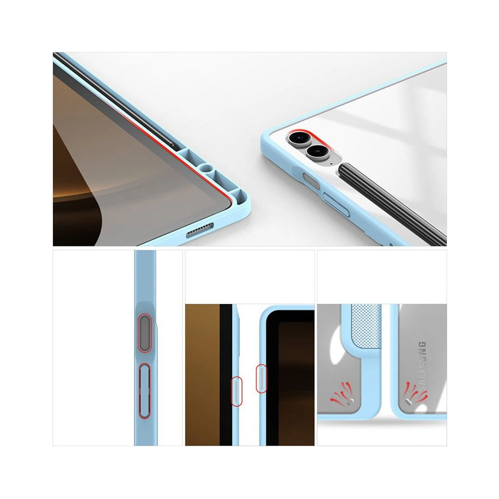 Hurtownia GSM - Etui Dux Ducis Toby Samsung Galaxy Tab S9 FE+ Plus modré - DDS1881 - {ean13} - Hurt