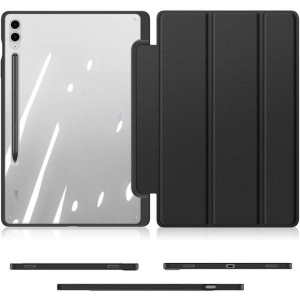 Dux Ducis Toby tok Samsung Galaxy Tab S9 FE+ Plus fekete