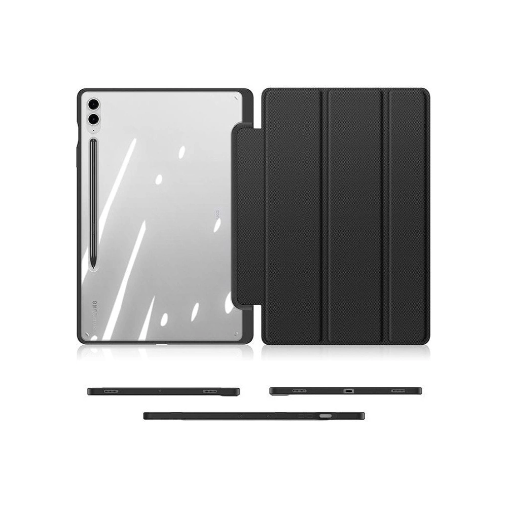Hurtownia GSM - Etui Dux Ducis Toby Samsung Galaxy Tab S9 FE+ Plus czarne - DDS1882 - {ean13} - Hurt