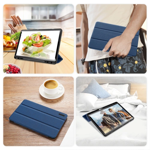 Etui Dux Ducis Domo Samsung Galaxy Tab S9 FE+ Plus niebieskie