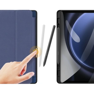 Etui Dux Ducis Domo Samsung Galaxy Tab S9 FE+ Plus kék