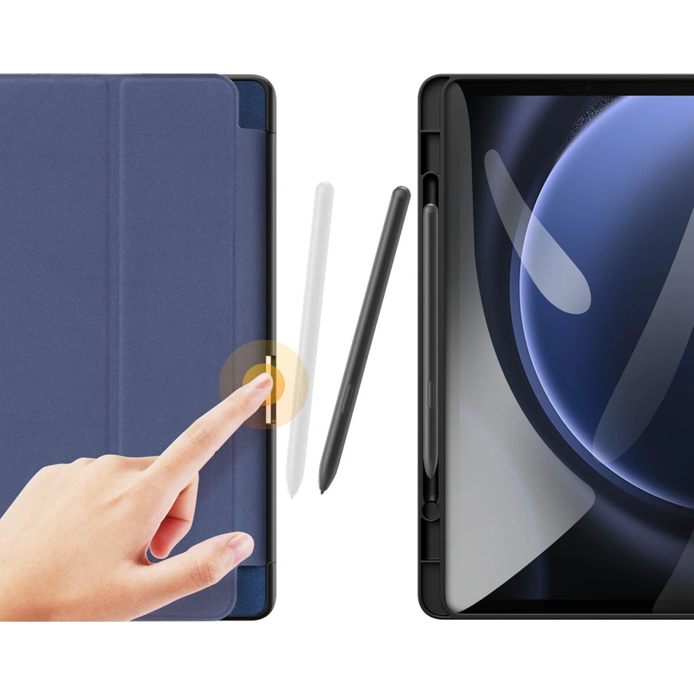 Hurtownia GSM - Etui Dux Ducis Domo Samsung Galaxy Tab S9 FE+ Plus modré - DDS1884 - {ean13} - Hurt