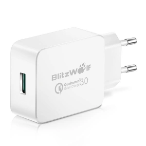 Wall charger USB BlitzWolf BW-S5 Quick Charge 3.0 18W White