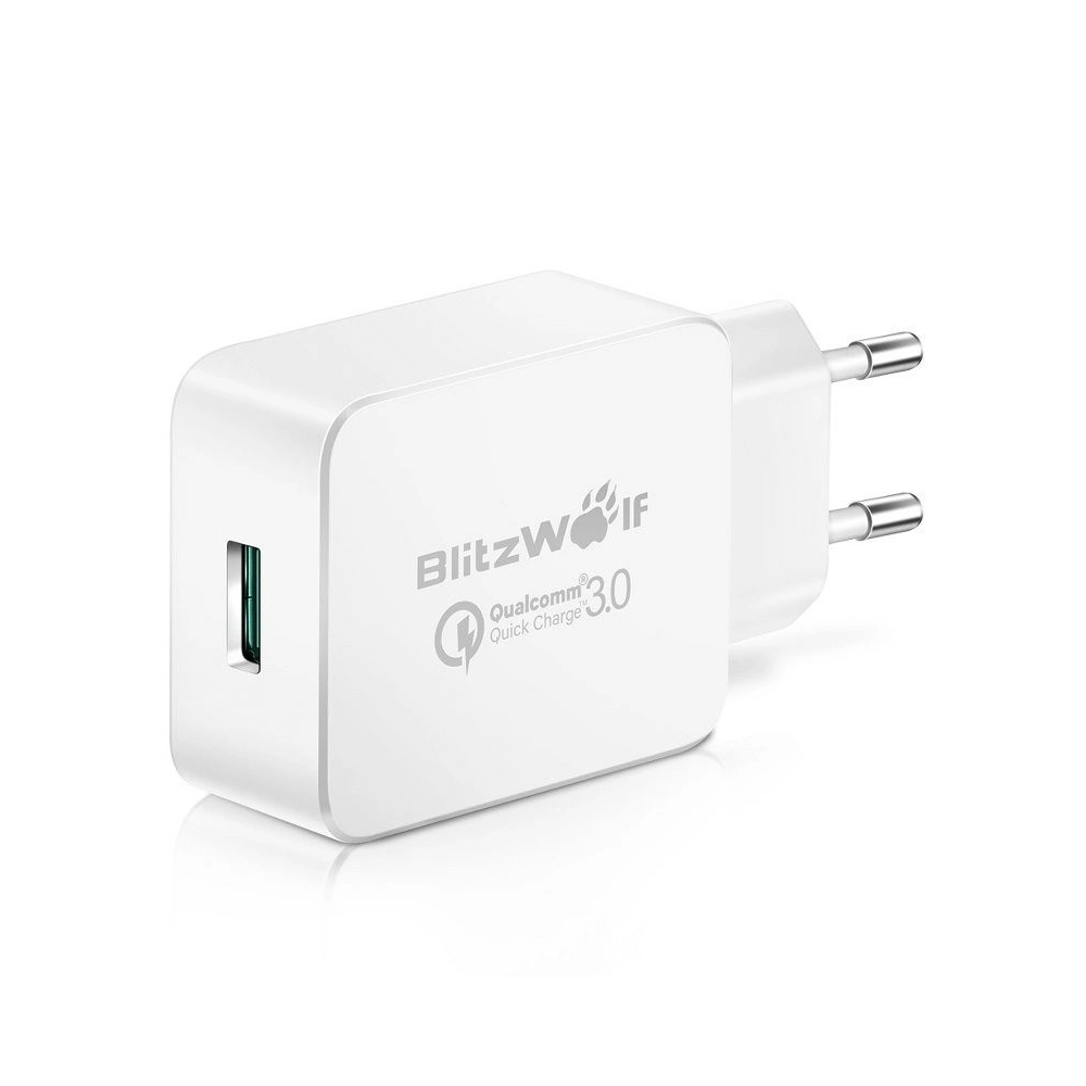 Hurtownia GSM - Ładowarka sieciowa USB BlitzWolf BW-S5 Quick Charge 3.0 18W (biała) - BLZ130WHT - {ean13} - Hurt