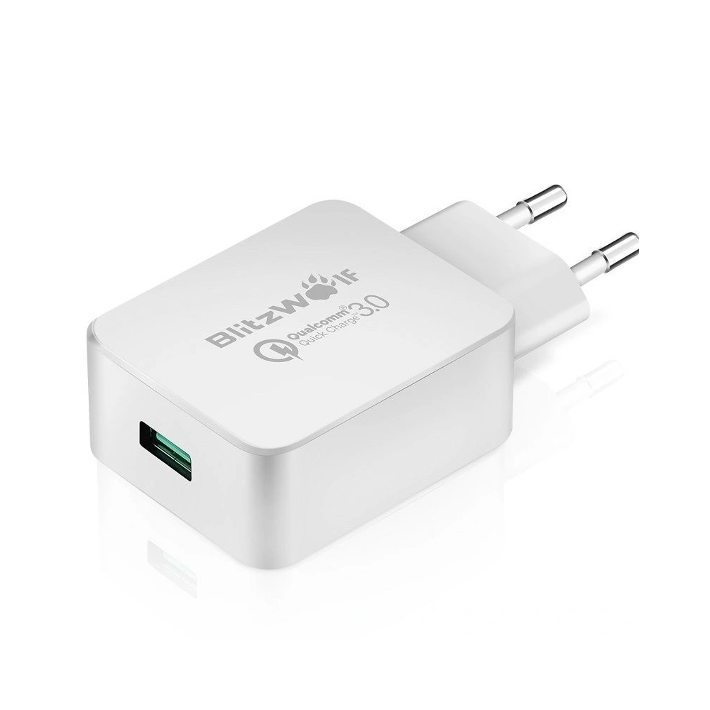 Hurtownia GSM - Ładowarka sieciowa USB BlitzWolf BW-S5 Quick Charge 3.0 18W (biała) - BLZ130WHT - {ean13} - Hurt