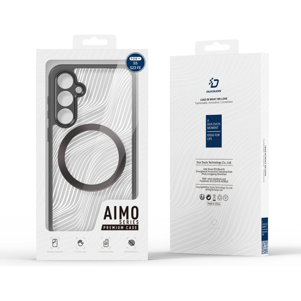Hurtownia GSM - Etui Dux Ducis Aimo Mag Samsung Galaxy S23 FE negru - DDS1887 - {ean13} - Hurt