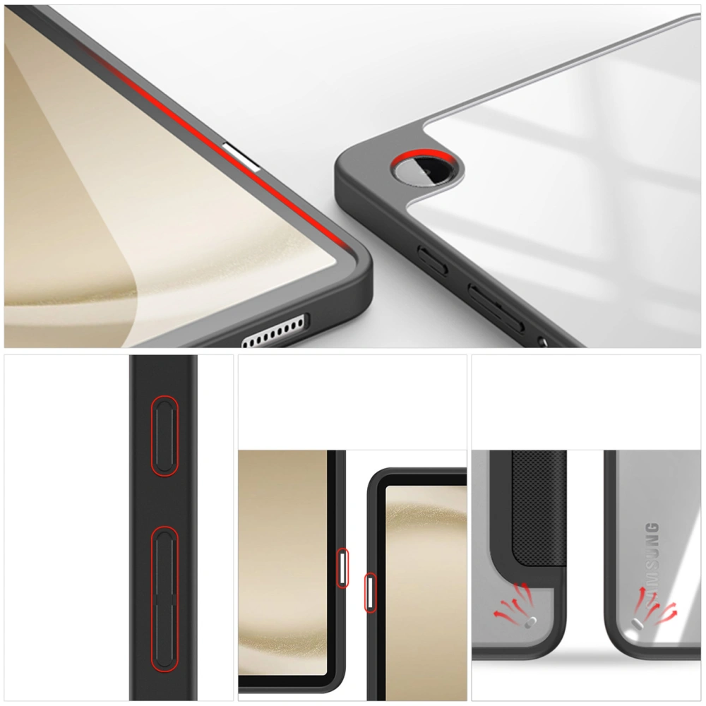Hurtownia GSM - Etui Dux Ducis Toby Samsung Galaxy Tab A9 negru - DDS1890 - {ean13} - Hurt
