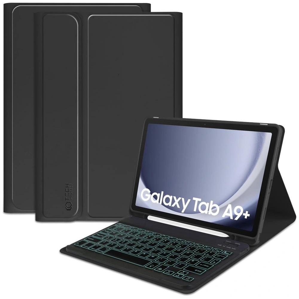 Hurtownia GSM - Case Tech-Protect SmartCase Pen + Keyboard Samsung Galaxy Tab A9+ Plus 11.0 X210 / X215 / X216 Schwarz - THP2517 - {ean13} - Hurt
