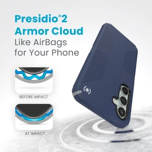 Wholesale Speck Presidio2 Grip Samsung Galaxy S23 FE (Coastal Blue/Black/White) - SPK584 - {ean13} - Hurt