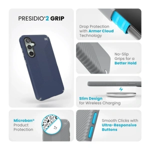 Hurtownia GSM - Case Speck Presidio2 Grip Samsung Galaxy S23 FE (Küstenblau/Schwarz/Weiß) - SPK584 - {ean13} - Hurt