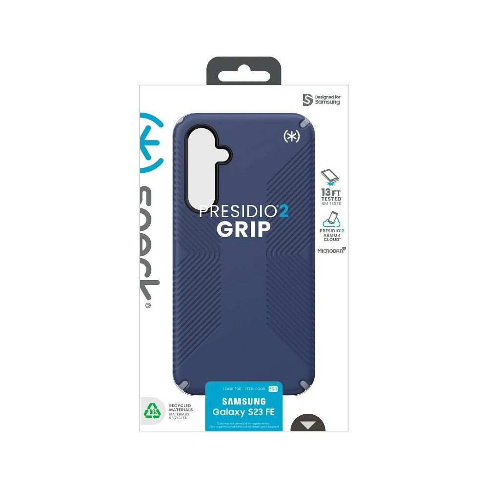 Hurtownia GSM - Etui Speck Presidio2 Grip Samsung Galaxy S23 FE (Pobřežní modrá/Černá/Bílá) - SPK584 - {ean13} - Hurt