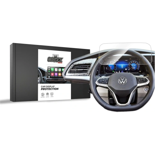 Folia ceramiczna GrizzGlass CarDisplay Protection do Volkswagen Multivan 4 Virtual Cockpit 10,25" 2021-2024