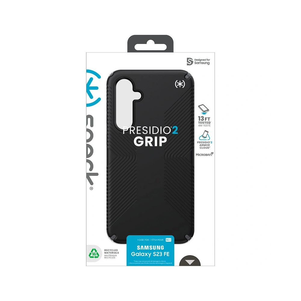 Hurtownia GSM - Etui Speck Presidio2 Grip Samsung Galaxy S23 FE (Černá/Černá/Bílá) - SPK586 - {ean13} - Hurt