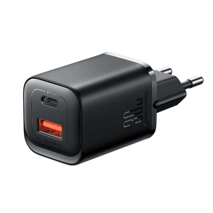 Încărcător de rețea Joyroom Speed Series JR-TCF08EU USB-A, USB-C 30W PD QC AFC FCP negru