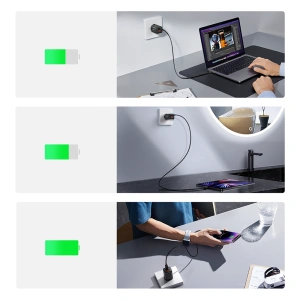 Hurtownia GSM - Síťová nabíječka Joyroom Speed Series JR-TCF08EU USB-A, USB-C 30W PD QC AFC FCP černá - JYR935 - {ean13} - Hurt