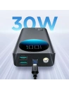 Hurtownia GSM - Powerbank Joyroom JR-PBF02 20000mAh 30W + USB-A / USB-C kábel 25cm fekete - JYR937 - {ean13} - Hurt