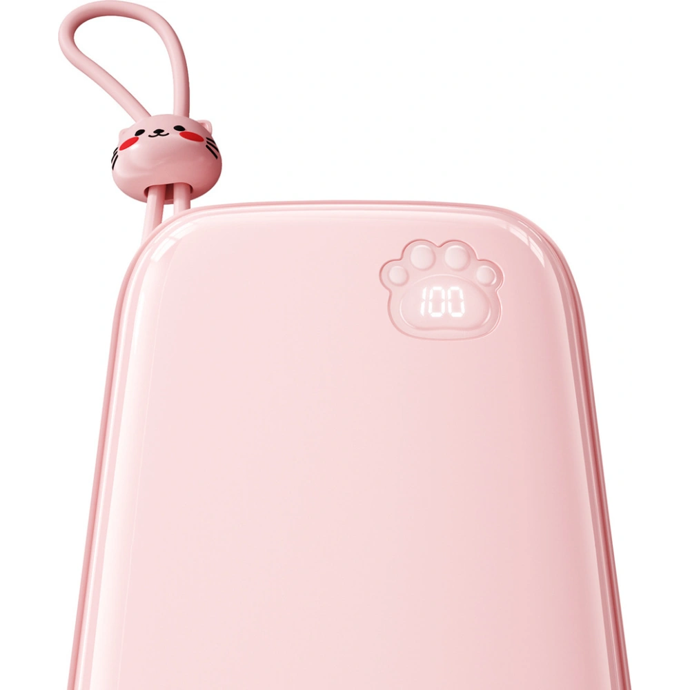 Hurtownia GSM - Powerbank Joyroom Cutie Series JR-L008 Plus 20000mAh 22.5W + beépített USB-C, Lightning kábelek + USB-A / USB-C 25cm rózsaszín - JYR940 - {ean13} - Hurt