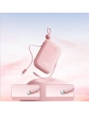 Hurtownia GSM - Powerbank Joyroom Cutie Series JR-L008 Plus 20000mAh 22.5W + integrierte USB-C, Lightning Kabel + USB-A / USB-C Kabel 25cm rosa - JYR940 - {ean13} - Hurt