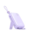 Wholesale Joyroom Cutie Series JR-L008 Plus powerbank 20000mAh 22.5W + built-in cables USB-C, Lightning + USB-A / USB-C cable 25cm purple - JYR942 - {ean13} - Hurt