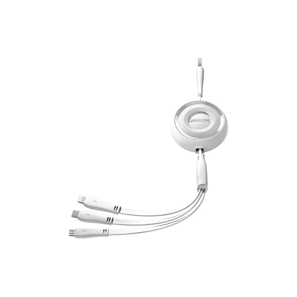 Hurtownia GSM - Kabel 3w1 Joyroom Colorful Series S-A40 USB-A / USB-C, Lightning, microUSB 1m weiß - JYR943 - {ean13} - Hurt