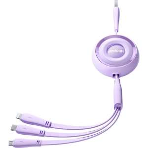 Hurtownia GSM - Kábel 3w1 Joyroom Színes Sorozat S-A40 USB-A / USB-C, Lightning, microUSB 1m lila - JYR944 - {ean13} - Hurt