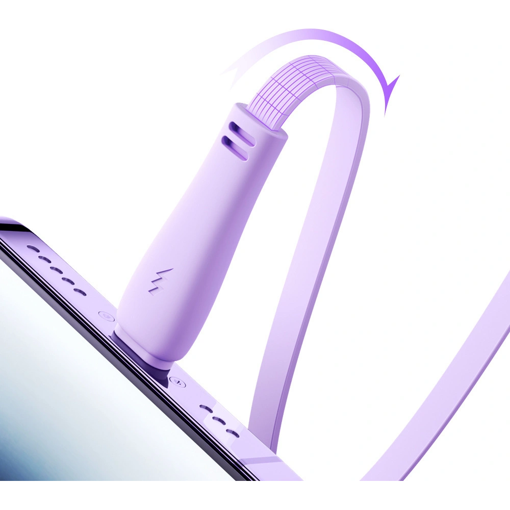 Hurtownia GSM - Kabel 3w1 Joyroom Colorful Series S-A40 USB-A / USB-C, Lightning, microUSB 1m violet - JYR944 - {ean13} - Hurt