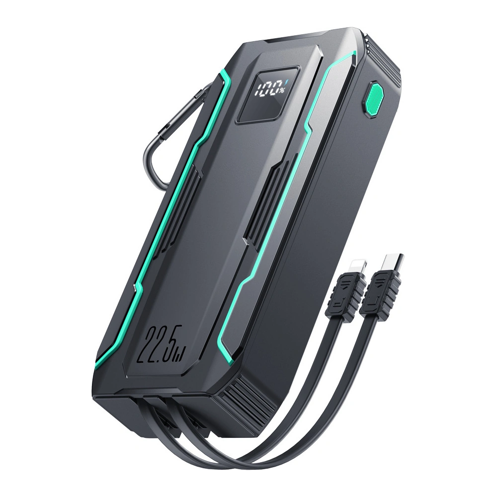 Hurtownia GSM - Powerbank Joyroom JR-L018 20000mAh 22.5W + integrierte USB-C, Lightning-Kabel schwarz - JYR945 - {ean13} - Hurt
