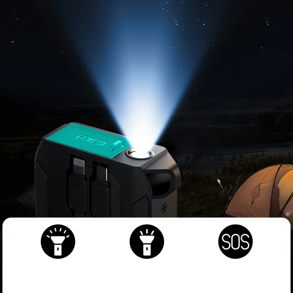 Hurtownia GSM - Powerbank Joyroom JR-L018 20000mAh 22.5W + vestavěné kabely USB-C, Lightning černý - JYR945 - {ean13} - Hurt