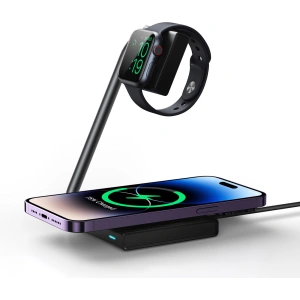 Hurtownia GSM - Indukciós töltő 2w1 Joyroom JR-WQN05 15W MagSafe Qi fekete - JYR946 - {ean13} - Hurt