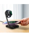 Wholesale Joyroom JR-WQN05 2in1 inductive charger 15W MagSafe Qi black - JYR946 - {ean13} - Hurt