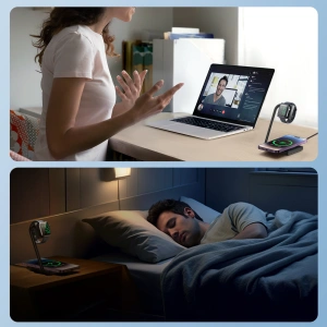 Hurtownia GSM - Indukciós töltő 2w1 Joyroom JR-WQN05 15W MagSafe Qi fekete - JYR946 - {ean13} - Hurt