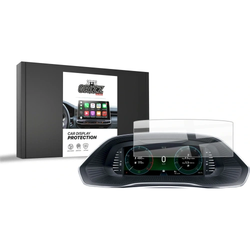 Folia ceramiczna GrizzGlass CarDisplay Protection do Skoda Octavia 4 Virtual Cockpit 10,25" 2020-2024