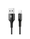 Hurtownia GSM - Kabel Lightning Baseus z podświetlanym złączem 1m (czarny) - BSU590BLK - {ean13} - Hurt
