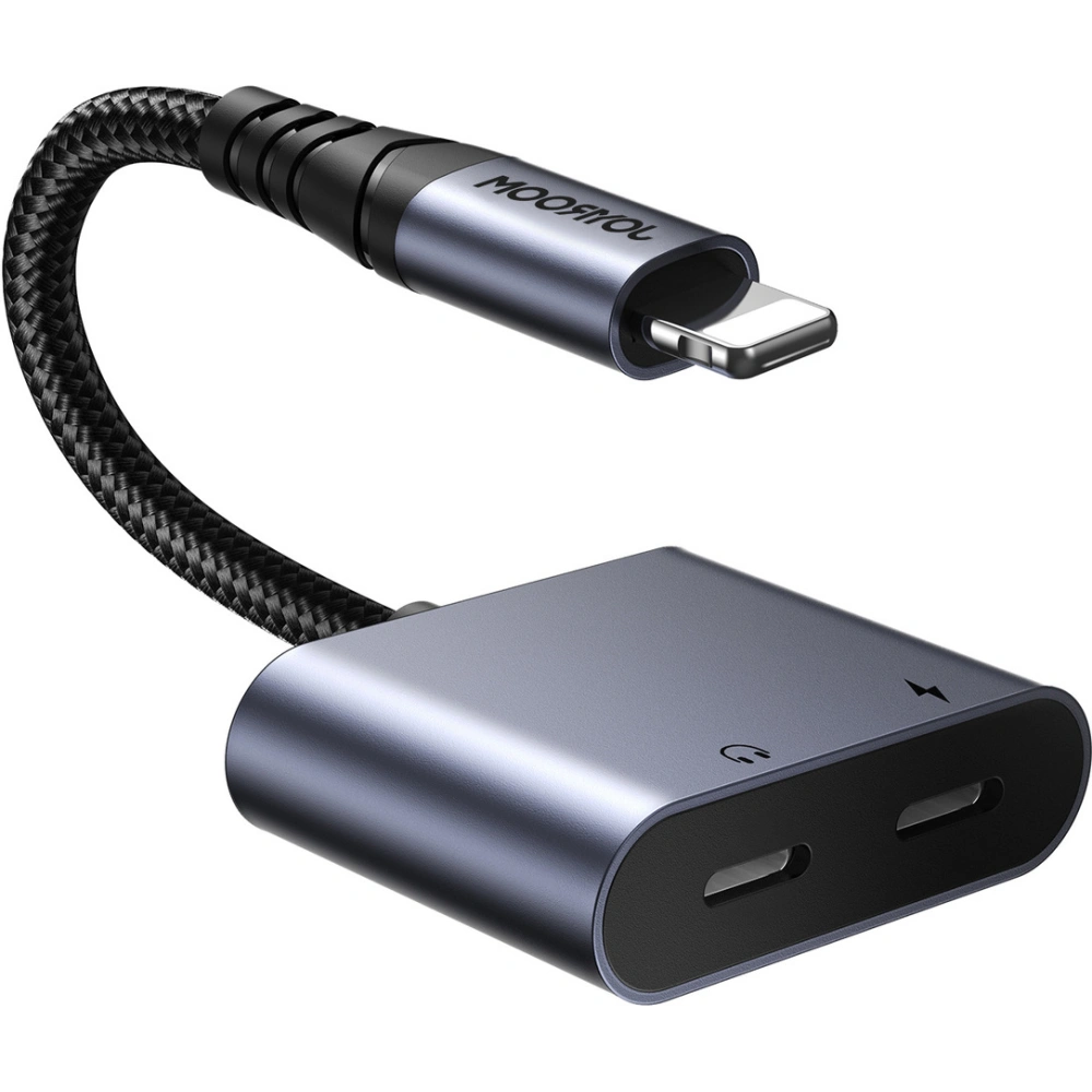 Hurtownia GSM - DAC adapter 2w1 Joyroom SY-L02 Lightning / 2xLightning fekete - JYR952 - {ean13} - Hurt