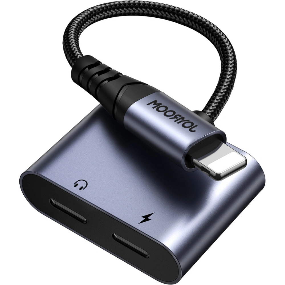 Hurtownia GSM - DAC adapter 2w1 Joyroom SY-L02 Lightning / 2xLightning fekete - JYR952 - {ean13} - Hurt