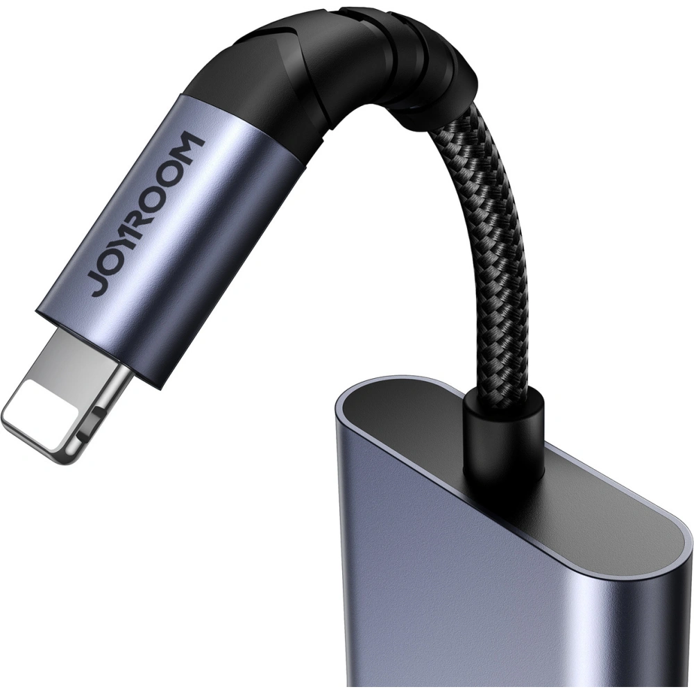 Hurtownia GSM - DAC adapter 2w1 Joyroom SY-L02 Lightning / 2xLightning fekete - JYR952 - {ean13} - Hurt