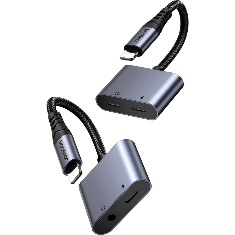 Hurtownia GSM - DAC adapter 2w1 Joyroom SY-L02 Lightning / 2xLightning fekete - JYR952 - {ean13} - Hurt