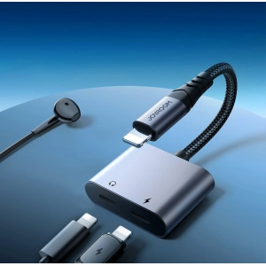Wholesale Joyroom SY-L02 DAC adapter 2in1 Lightning / 2xLightning black - JYR952 - {ean13} - Hurt