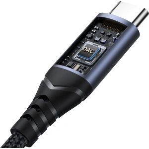 Hurtownia GSM - DAC adapter Joyroom SY-C01 USB-C / mini jack 3.5mm fekete - JYR953 - {ean13} - Hurt