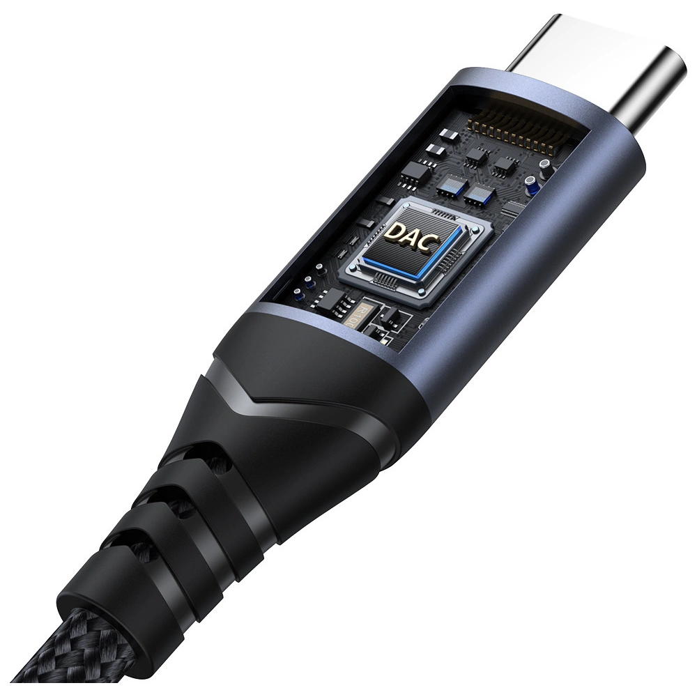Hurtownia GSM - Adapter DAC Joyroom SY-C01 USB-C / mini jack 3.5mm schwarz - JYR953 - {ean13} - Hurt
