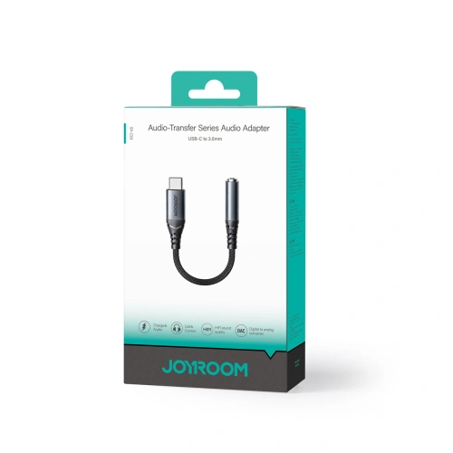 Adapter DAC Joyroom SY-C01 USB-C / mini jack 3.5mm czarny